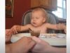 Little Girl, daddy, pray, cute, cuteness overload, baby, heartwarming, adorable, meal, night,