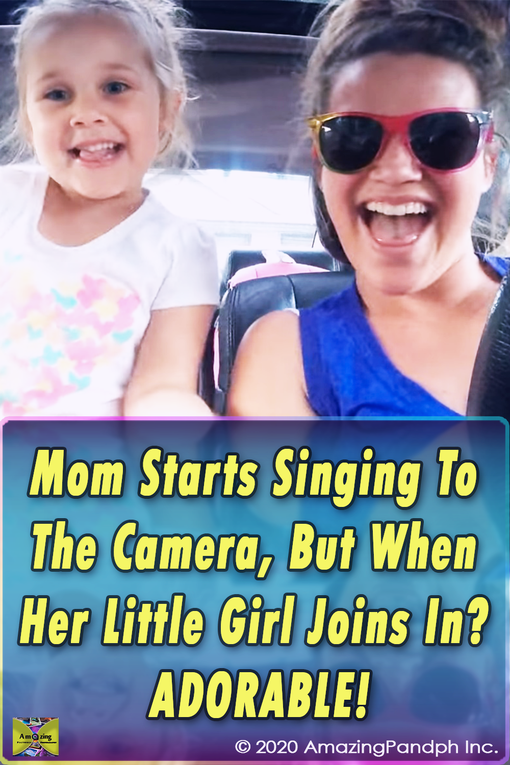 Mom ,Starts Singing ,To The Camera,Camera,Sing,Start,Mom,video,adorable,daughter