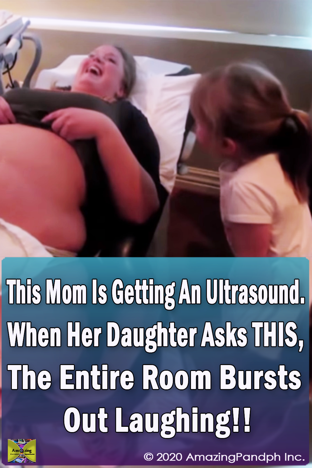 Mom, Ultrasound, pregnant, daughter, ask, Laughing, funny, Shockin,