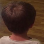 Little Boy Gives Himself A Haircut