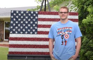 Teen, Project, Flag, USA, America, Creative, Art,