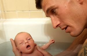 bath, baby, newborn, adorable, trending, sweet,