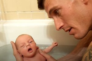 bath, baby, newborn, adorable, trending, sweet,