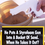 Styrofoam Gun Into solid aluminum