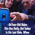 Sweet Surprise for a Retiree’s last bus ride