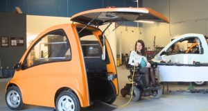 cars, modern car, creative conception, futuristic, amazing, vehicle, Hungaria, easy drive, car for disabled person,