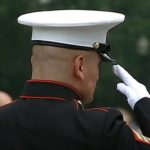 Patriotic Marine Honors Military