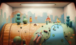 animation, music, wooden doll, arcade, amazing
