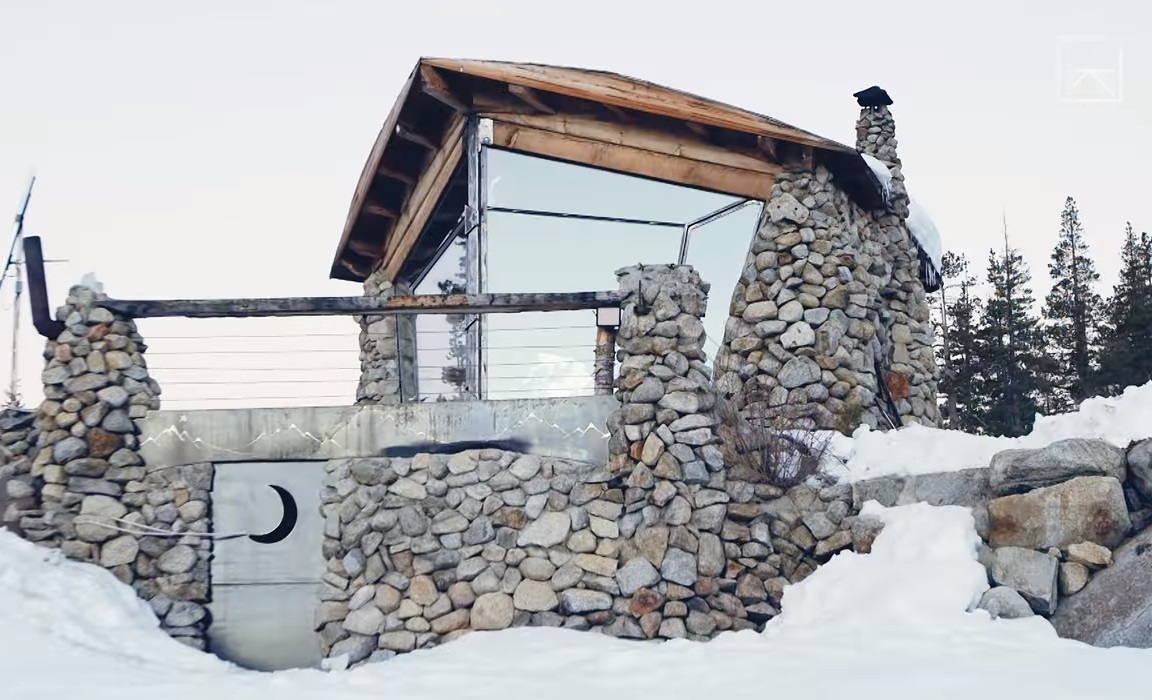 tinyhouse, inside, decoration, snow, house,