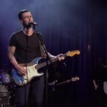 Adam Levine Performs Purple Rain