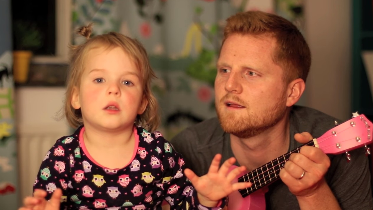 father, daughter, song, duet, cover, adorable, cutie,