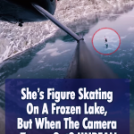 Figure Skating On A Frozen Lake