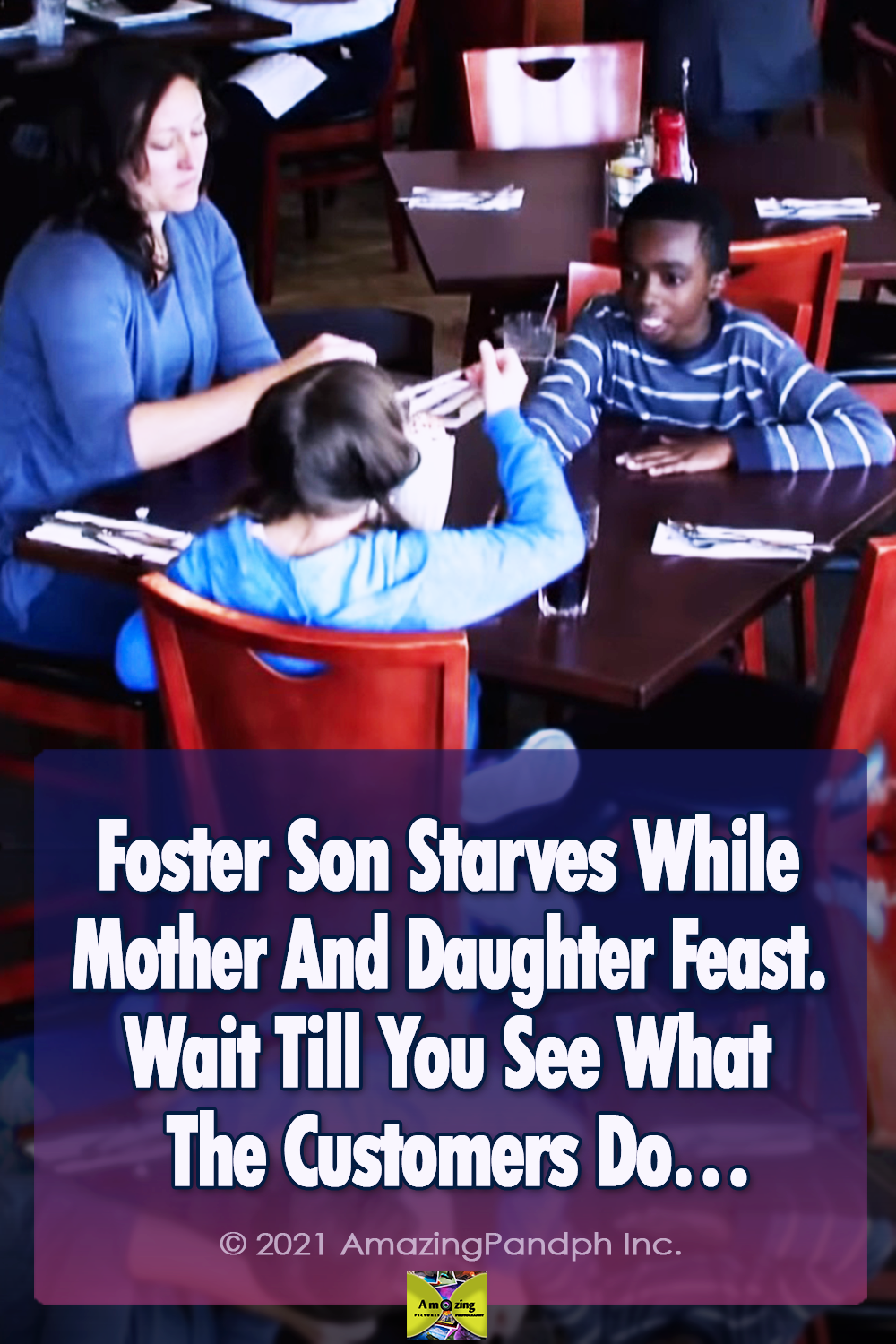 Daughter, family, Foster, mother, son, Starve, prank, social experiment, public, racism,