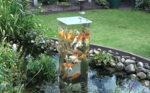 pond, creative, decoration, exterior, tank, fish, garden,