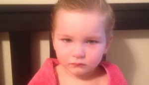 three-year-old, Ansleigh, haircut, explain, dad, hair, adorable, innocence, haircut mistake,