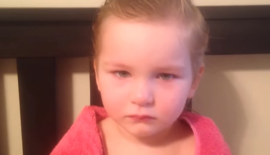 three-year-old, Ansleigh, haircut, explain, dad, hair, adorable, innocence, haircut mistake,