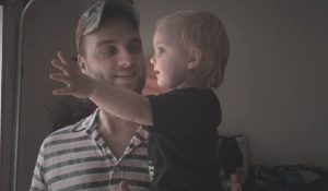 toddler, priceless reaction, summer rain, daddy, magical experience, joy, wonder, heartwarming, innocence, love