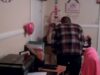 silly daddy singing, busted father baby, dad caught singing, viral singing dad, funny family moment, singing to his baby, parents' bonding with child, humorous parenting, baby listening to dad, dad's impromptu concert