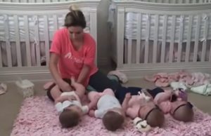 Gardner Quad Squad, morning routine, quadruplets, parenting, family, love, patience, dedication, caring, multiple children.