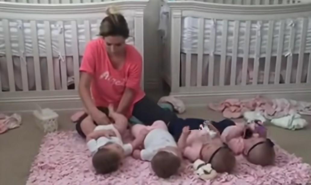 Gardner Quad Squad, morning routine, quadruplets, parenting, family, love, patience, dedication, caring, multiple children.