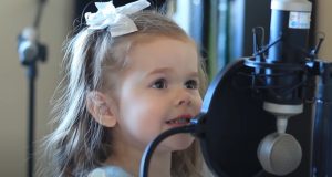 Claire, 3-year-old, rendition, Part of Your World, Disney's Little Mermaid, pre-Frozen, Disney song, classic, first performance, undersea kingdom