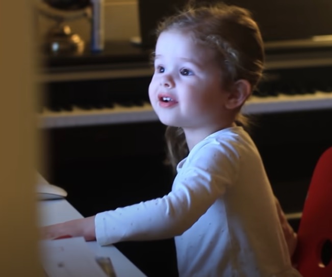 Claire, 3-year-old, rendition, Part of Your World, Disney's Little Mermaid, pre-Frozen, Disney song, classic, first performance, undersea kingdom