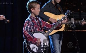 9-year-old, talented kid, Plays Banjo, David Letterman Show, banjo skills, young musician, prodigy, captivating performance, music industry, global audience