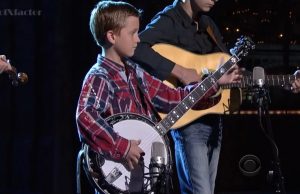 9-year-old, talented kid, Plays Banjo, David Letterman Show, banjo skills, young musician, prodigy, captivating performance, music industry, global audience