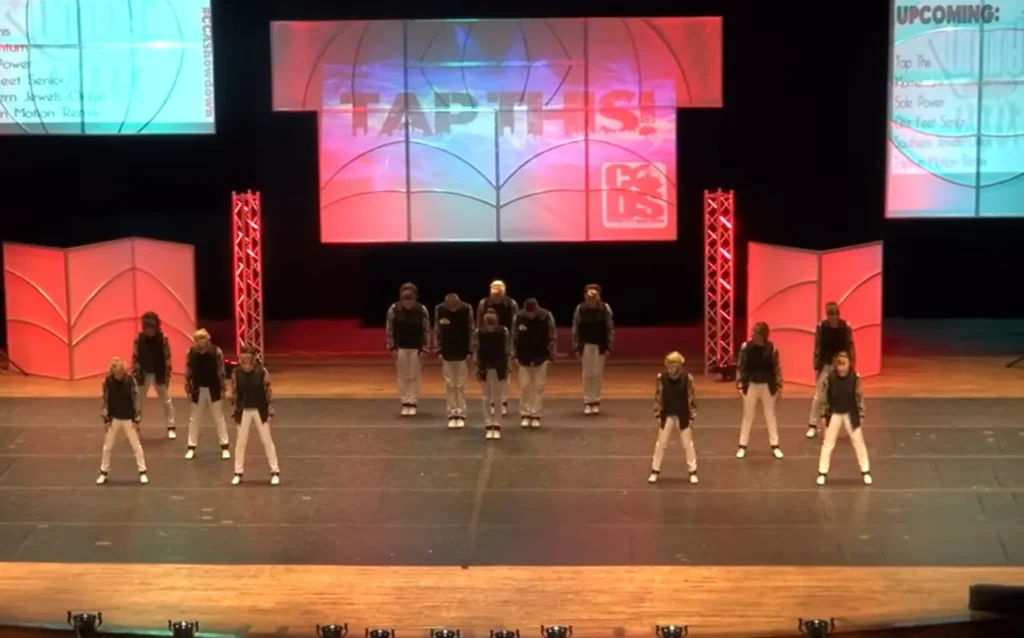Clogging Dance Showcase, 2015 Dance Competitions, Tap Dance Performances, American Clogging Champions, Clogging Dance Groups, Rhythmic Dance Competitions, Dance Competition Highlights, Tap This! Dance Group, Clogging Performance Techniques, Uptown Funk Dance Routines