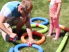 DIY pool noodle obstacle course, pool noodle obstacle course, obstacle course for kids, physical activity for children, fun and active play, creative play ideas, family bonding activities, kids' obstacle course, affordable DIY projects, pool noodle games