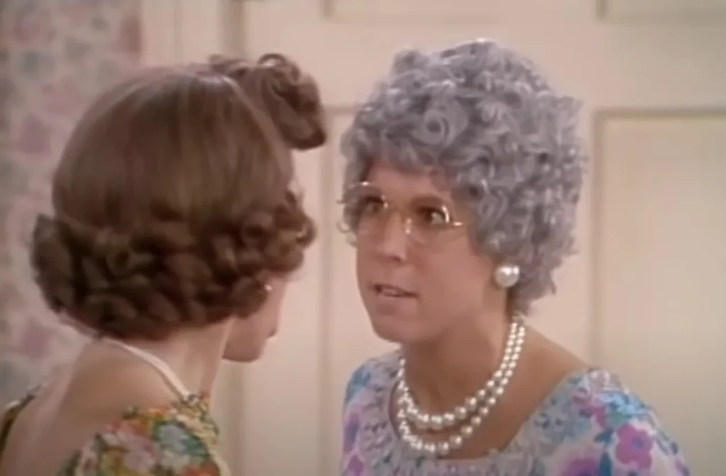 The Carol Burnett Show, The Family sketch, Brotherly Love sketch, Vicki Lawrence as Mama, Carol Burnett as Eunice, Harvey Korman as Ed, timeless comedy, dysfunctional family humor, classic TV comedy, family dynamics in comedy