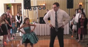 How to plan a father-daughter dance, Tips for dancing in public, Heartwarming family dance stories, Mike Hanley Bat Mitzvah dance routine, Fun choreographed dance routines, Creating special family memories, Significance of father-daughter dances, Overcoming fear of dancing in public, Best father-daughter dance songs, Making unforgettable family moments