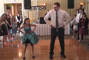 How to plan a father-daughter dance, Tips for dancing in public, Heartwarming family dance stories, Mike Hanley Bat Mitzvah dance routine, Fun choreographed dance routines, Creating special family memories, Significance of father-daughter dances, Overcoming fear of dancing in public, Best father-daughter dance songs, Making unforgettable family moments