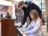 street performance, public piano, overcoming stage fright, Joe Jenkins, young pianist, street pianist, building confidence, calming techniques, street crowd, music performance, breathing exercises, visualization, managing nerves, YouTube pianist, piano performance