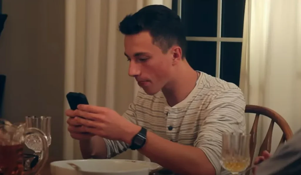 Kids texting during dinner, Digital distractions at family meals, Family dinner etiquette, Impact of smartphones on family time, Humorous family dinner scenarios, Managing screen time at meals, Parenting and digital device use, Typewriter prank at dinner, Reclaiming family time from phones, Creative ways to engage kids at dinner