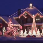 A town was blown away after seeing how one family decorated their house for Christmas