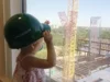 Construction workers, get well message, St. Louis Children's Hospital, Vivian Keith, toddler with cancer, heartfelt gesture, uplifting story, simple act of kindness, cancer battle, building hope, inspiring story, hospital window, worker’s note, small gesture big impact, cancer support
