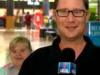 Girl with Down syndrome live TV, Viral video girl with Down syndrome, Heartwarming live TV interruption, Down syndrome girl TV debut, Inclusive moments on live TV, Spontaneous TV moment goes viral, Reporter and girl with Down syndrome, Adorable TV interruption, Joyful Down syndrome girl viral, Live broadcast unexpected moments