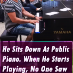 He Sits Down At Public Piano. When He Starts Playing, No One Saw THIS Coming…