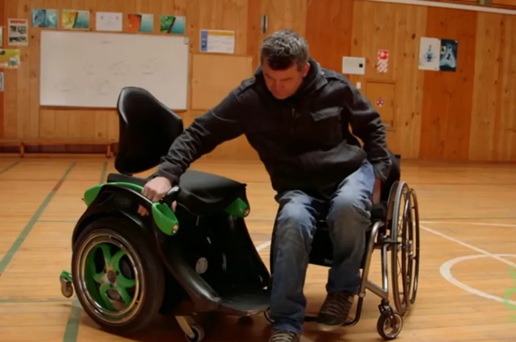 Innovative hands-free wheelchair, Redefining mobility, Off-road capabilities, Core strength training, Revolutionary wheelchair, Independence and mobility, Personal mobility device, Hands-free operation, Paraplegic mobility, Future of wheelchairs