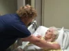 Singing Nurse Valencia Hospital, Jared the Singing Nurse, Music therapy in hospitals, Hospice care with music, Healing power of music, Nurse uses singing for care, Emotional support through music, Holistic patient care, Compassionate nursing with music, Music and patient well-being