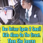 Bus Driver Spots 2 Small Kids