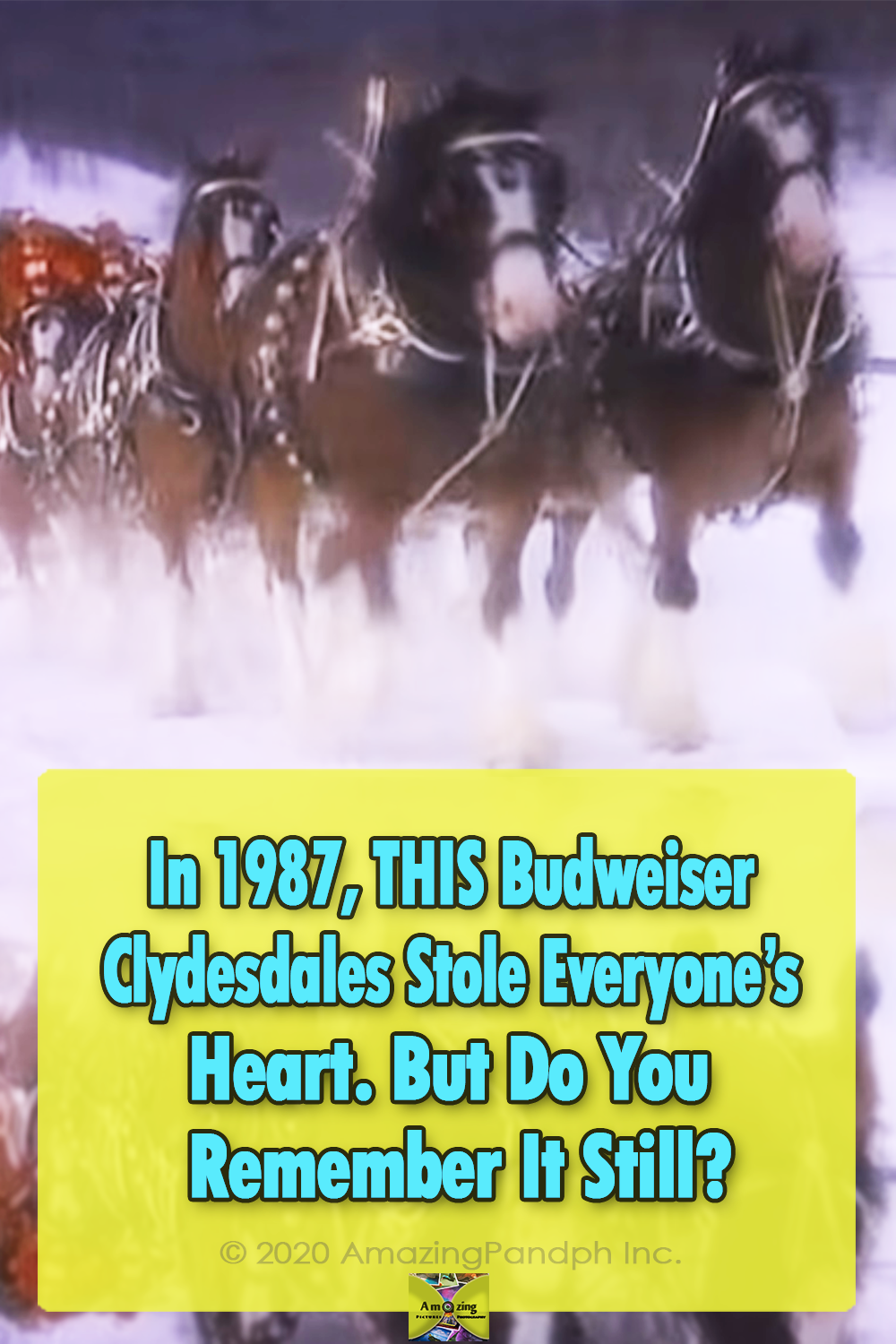 Christmas, Horses, Advert, Budweiser, Clydesdales, Memories,