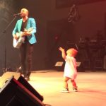 This Tiny Baby Ran On Stage To Hug His Dad. But What He Did Next Put The Crowd On Their Feet!