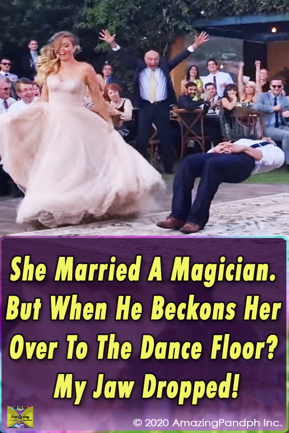 justin willman, jillian sipkins, magic, magician, first dance, wedding, amazing, funny, best first dance ever, wedding video, spell on you, levitation,live show,wedding ceremony,viral video,viral,married,just married,magicien husband