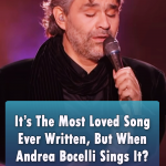 Bocelli performing Can’t Falling In Love