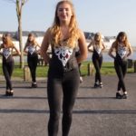 8 Irish Dancers Form A Line