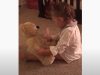 unique teddy bear, teddy bear with voice, dad's voice, adorable, sweet family, best story, speaking teddy bear,