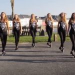8 Irish Dancers Form A Line