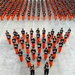 These Prisoners Form a line to Honor Michael Jackson